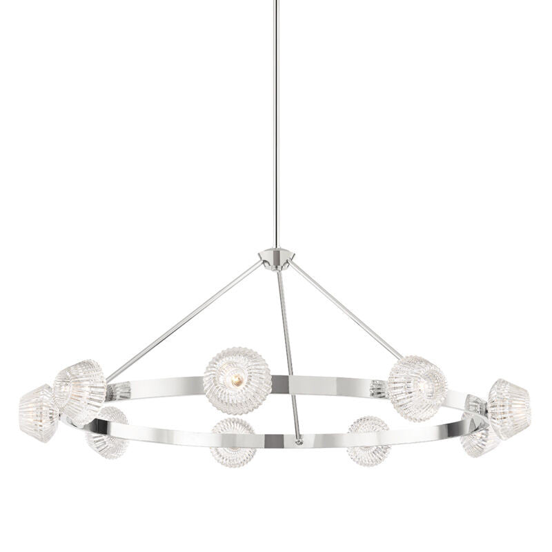 Hudson Valley Lighting Barclay Chandelier in Polished Nickel 6150-PN