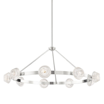 Hudson Valley Lighting Barclay Chandelier in Polished Nickel 6150-PN