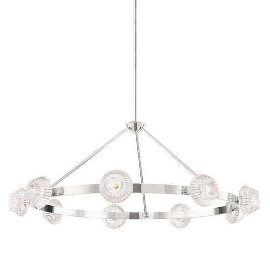 Hudson Valley Lighting Barclay Chandelier in Polished Nickel 6150-PN