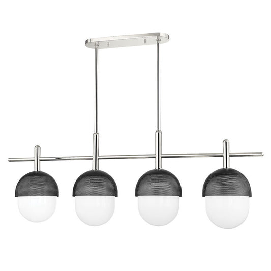 Hudson Valley Lighting Nyack Linear in Polished Nickel/black 6152-PN/BK