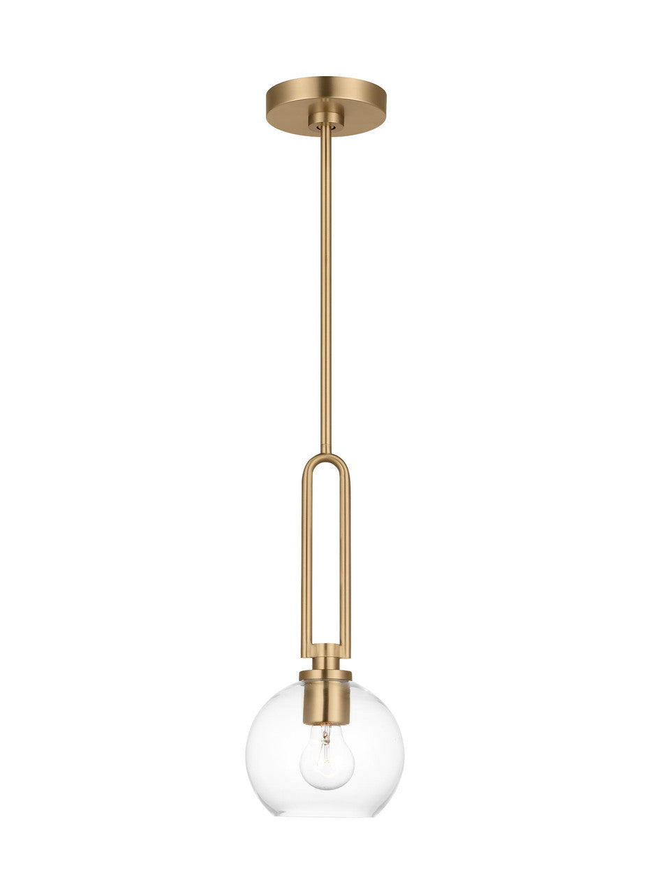 Sea Gull Lighting Codyn One Light Mini-Pendant Satin Brass 6155701EN7-848