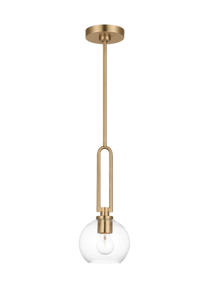 Sea Gull Lighting Codyn One Light Mini-Pendant Satin Brass 6155701EN7-848