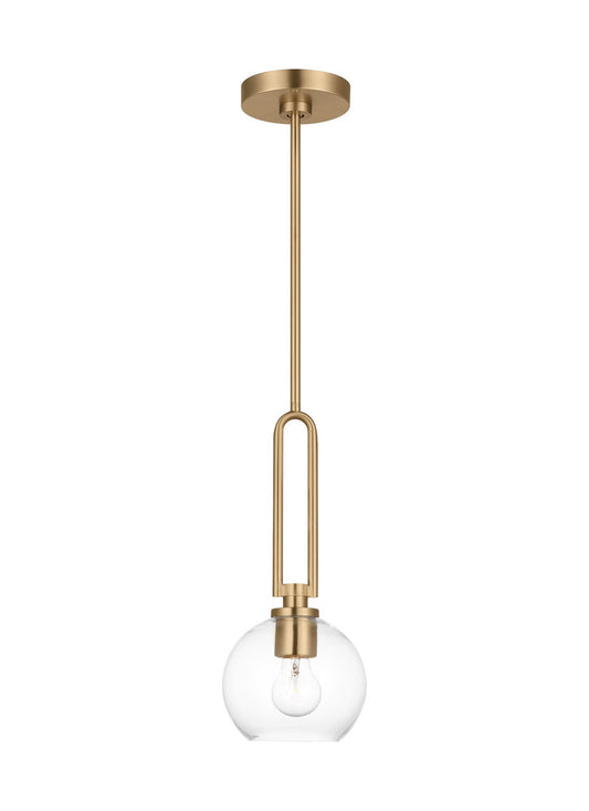 Sea Gull Lighting Codyn One Light Mini-Pendant Satin Brass 6155701EN7-848