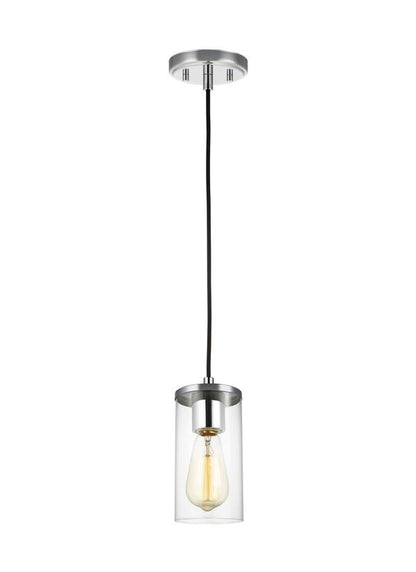 Visual Comfort Studio Sean Lavin Zire One Light Mini-Pendant in Chrome 6190301-05