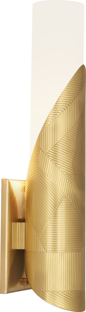 Robert Abbey Michael Berman Michael Berman Brut Wall Sconce in Modern Brass 620