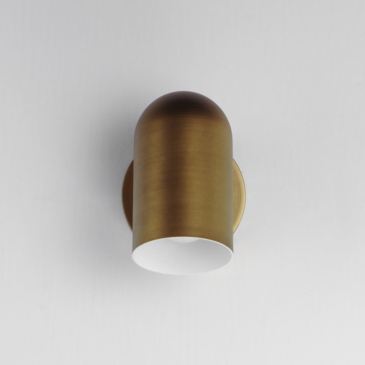 Maxim SpotLight Outdoor LED Sconce in Natural Aged Brass 62003NAB