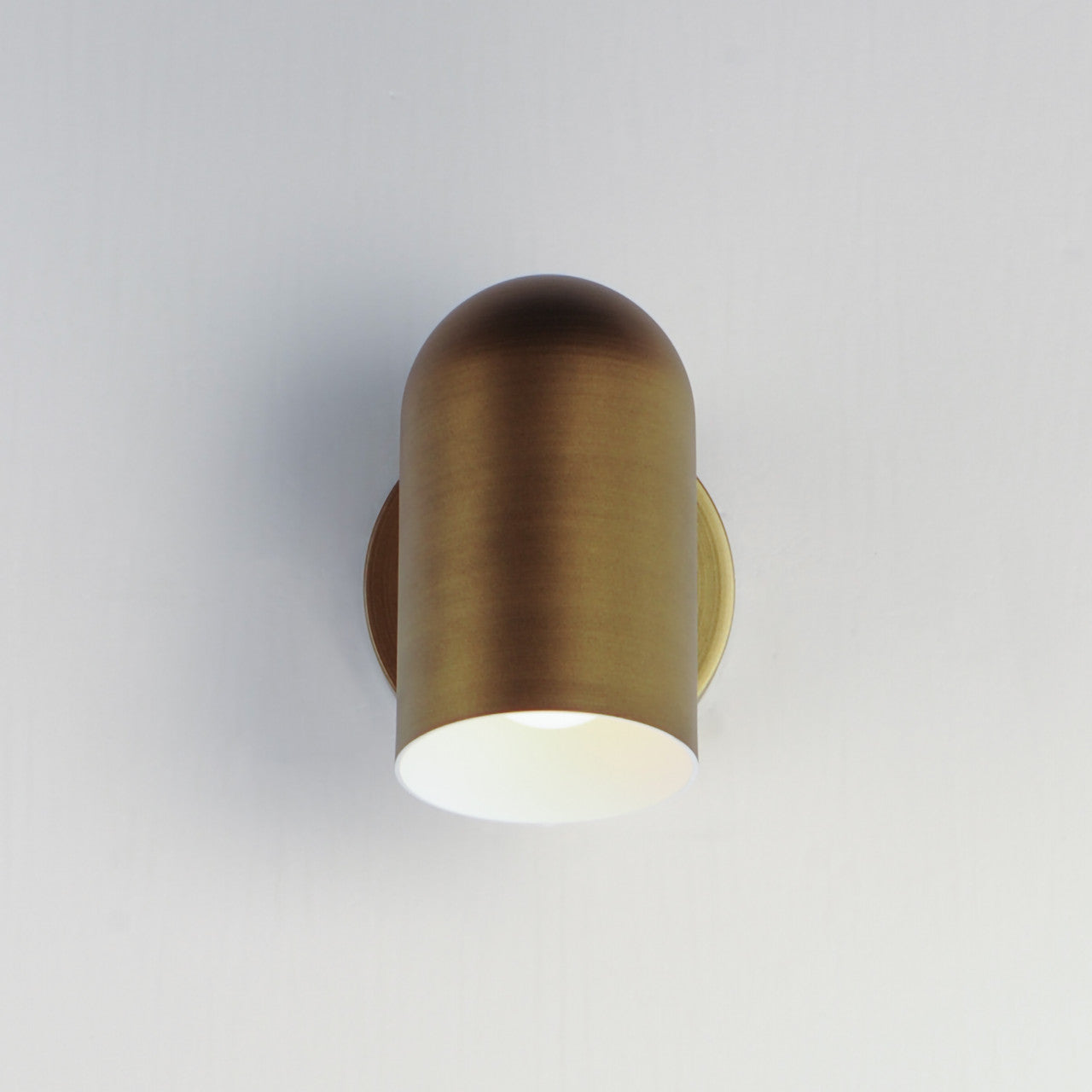 Maxim SpotLight Outdoor LED Sconce in Natural Aged Brass 62003NAB