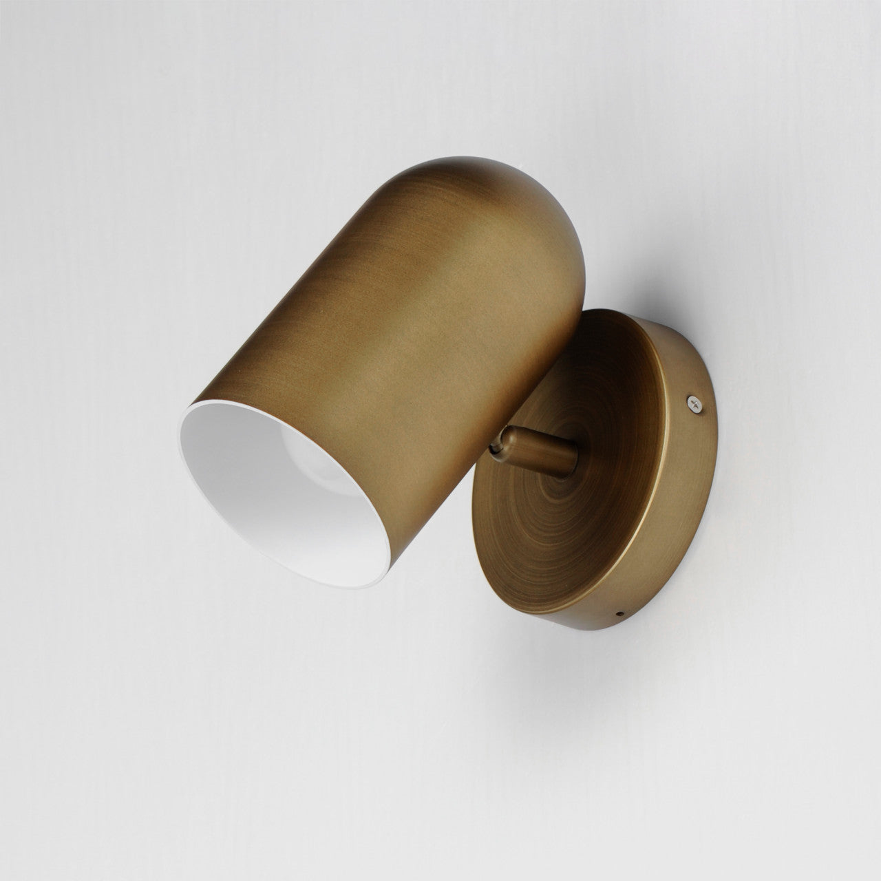 Maxim SpotLight Outdoor LED Sconce in Natural Aged Brass 62003NAB