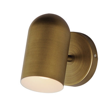 Maxim SpotLight Outdoor LED Sconce in Natural Aged Brass 62003NAB