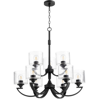 Quorum Dakota Chandelier in Noir 6202-9-69