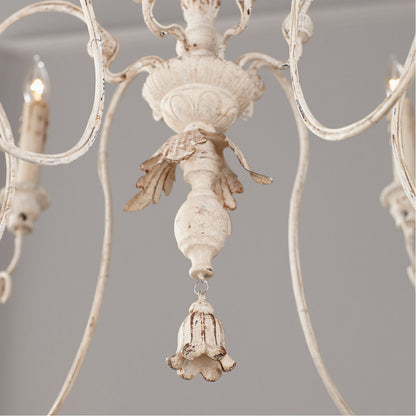 Quorum Salento Chandelier in Persian White 6206-6-70