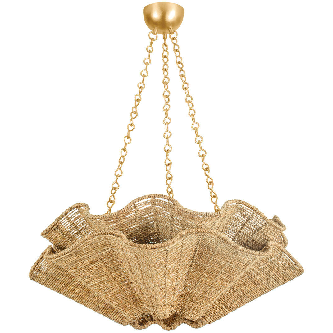 Hudson Valley Lighting Hayworth Chandelier in Vintage Gold Leaf 6206-VGL