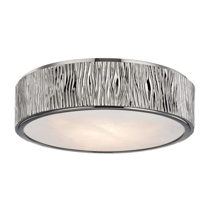 Hudson Valley Lighting Crispin Flush Mount in Polished Nickel 6213-PN