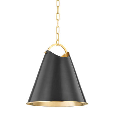 Hudson Valley Lighting Burnbay Pendant in Aged Old Bronze 6214-AOB