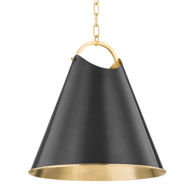 Hudson Valley Lighting Burnbay Pendant in Aged Old Bronze 6218-AOB