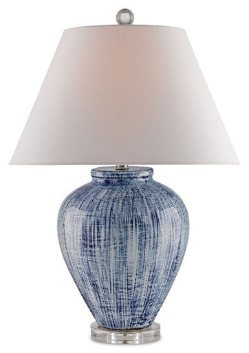 Currey & Co. Malaprop Blue Table Lamp 6224