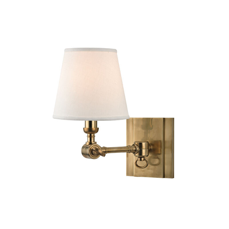 Hudson Valley Lighting Hillsdale Wall Sconce in Aged Brass 6231-AGB