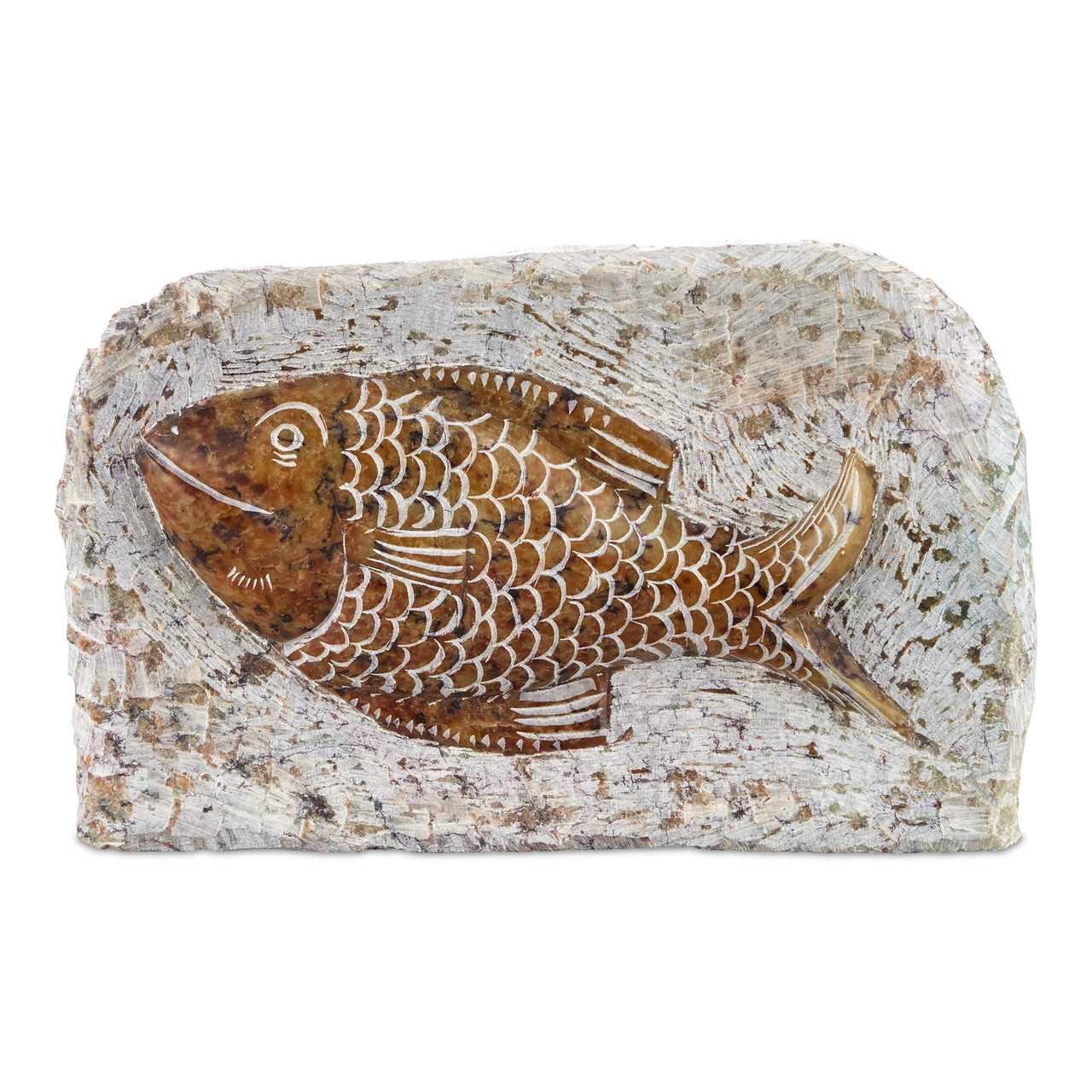 Currey & Co. 5" Marble Fish 1200-0850