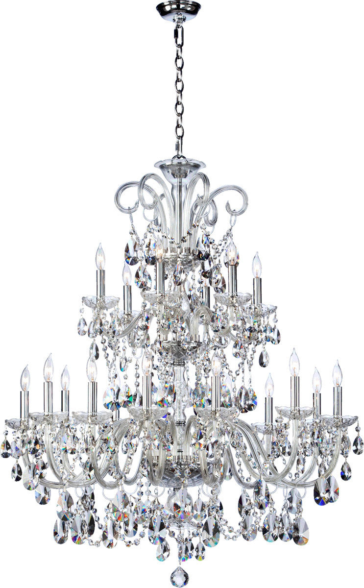 Quorum Bohemian Katerina Chandelier in Chrome 630-18-514