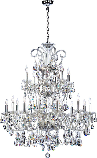 Quorum Bohemian Katerina Chandelier in Chrome 630-18-514