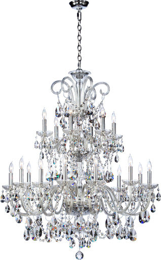 Quorum Bohemian Katerina Chandelier in Chrome 630-18-514