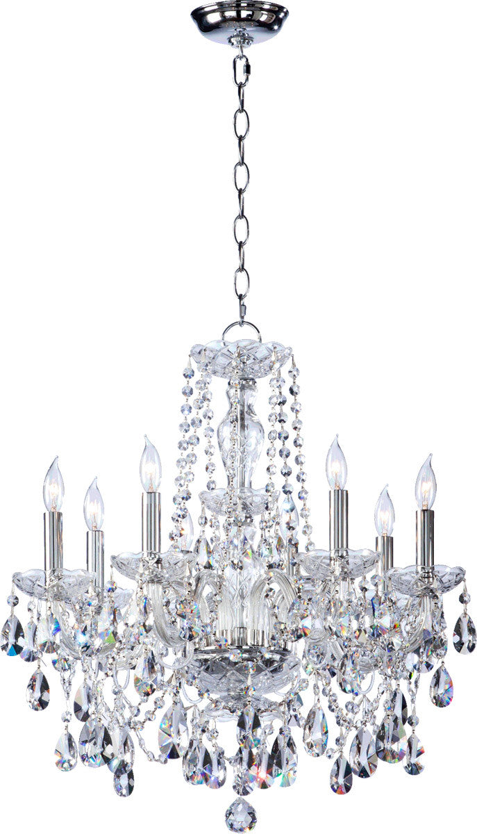 Quorum Bohemian Katerina Chandelier in Chrome 630-8-514