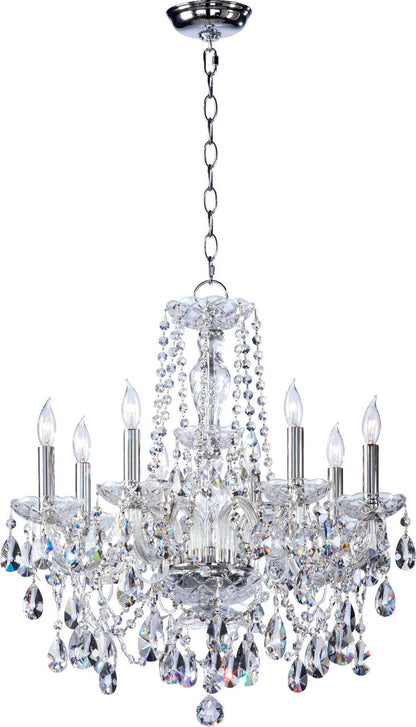 Quorum Bohemian Katerina Chandelier in Chrome 630-8-514