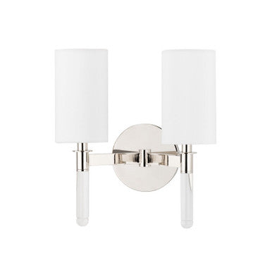 Hudson Valley Lighting Wylie Wall Sconce in Polished Nickel 6312-PN