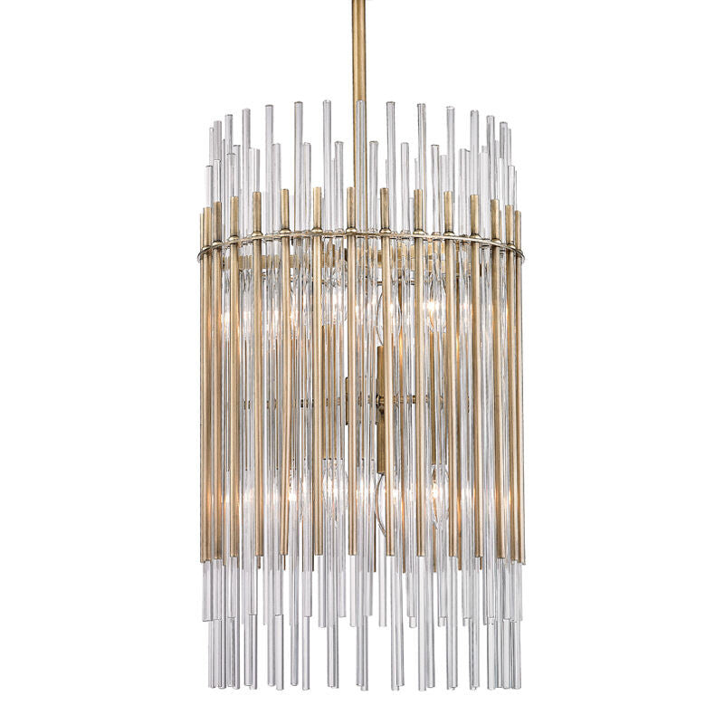 Hudson Valley Lighting Wallis Pendant in Aged Brass 6315-AGB