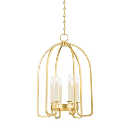 Hudson Valley Lighting Oakville Lantern in Aged Brass 6318-AGB