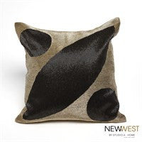 Global Views Studio A Home Seed Beaded Pillow-Black/Gold NW7.90015