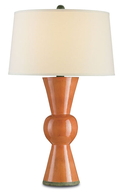 Currey & Co. Upbeat Orange Table Lamp 6351