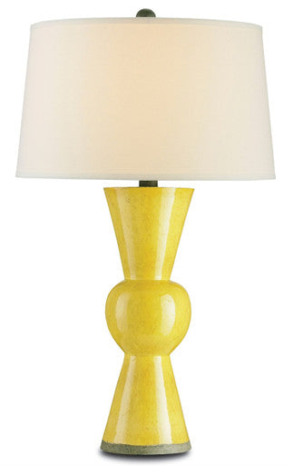 Currey & Co. Upbeat Yellow Table Lamp 6382