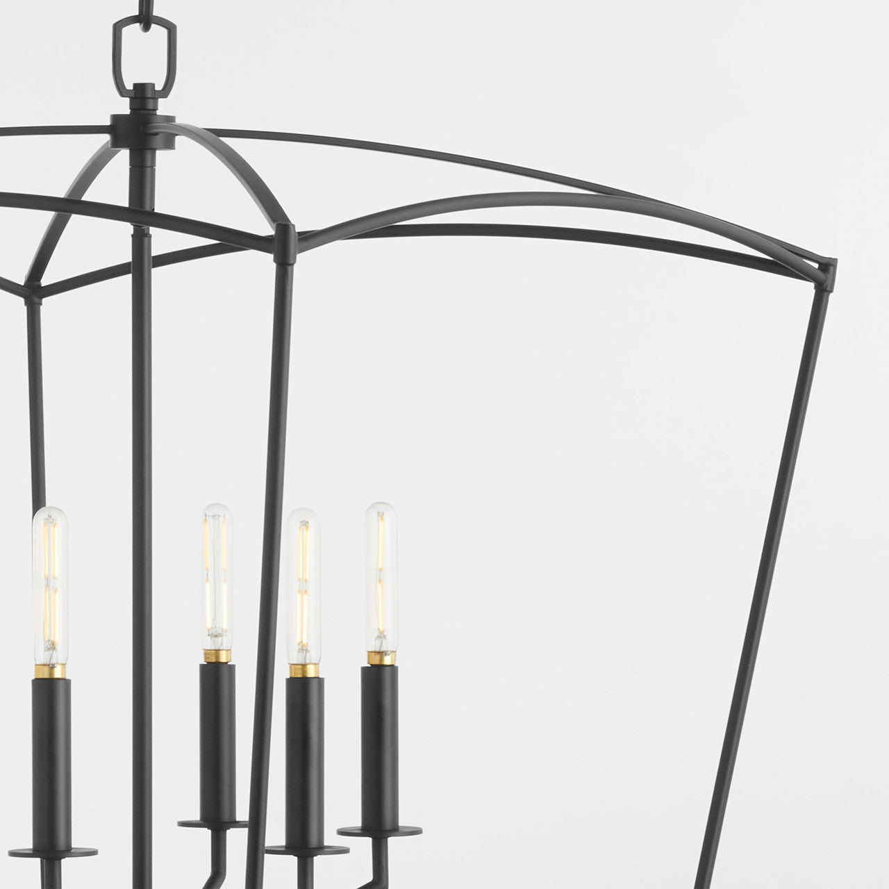 Quorum  Mantle 6 Light Pendant - Matte Black 6412-6-59