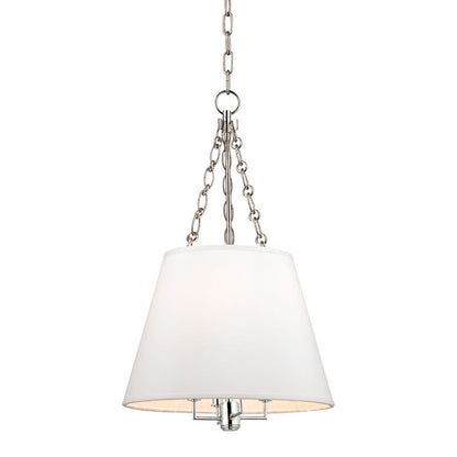 Hudson Valley Lighting Burdett Pendant in Polished Nickel 6415-PN