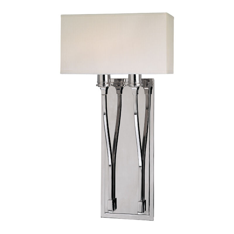 Hudson Valley Lighting Selkirk Wall Sconce in Polished Nickel 642-PN