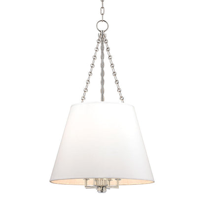 Hudson Valley Lighting Burdett Pendant in Polished Nickel 6422-PN