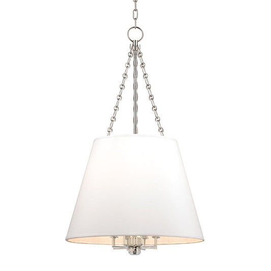 Hudson Valley Lighting Burdett Pendant in Polished Nickel 6422-PN