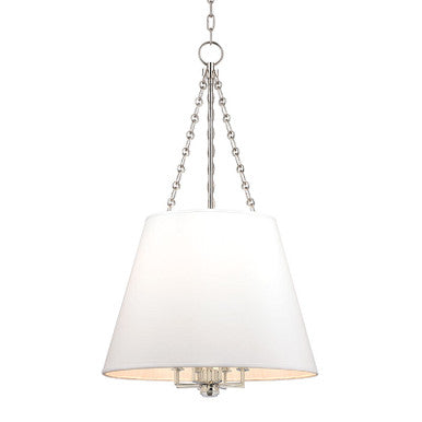 Hudson Valley Lighting Burdett Pendant in Polished Nickel 6422-PN