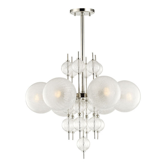 Hudson Valley Lighting Calypso Chandelier in Polished Nickel 6427-PN