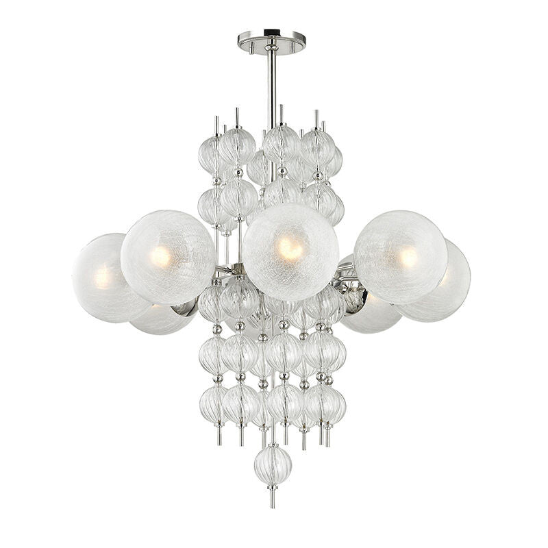 Hudson Valley Lighting Calypso Chandelier in Polished Nickel 6433-PN