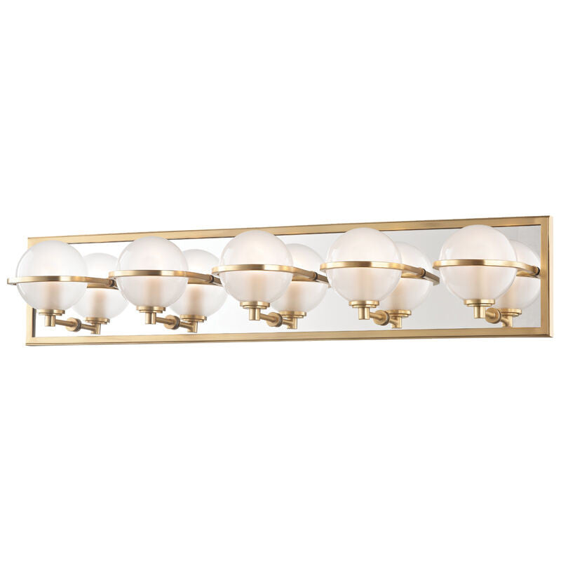 Hudson Valley Lighting Axiom Bath And Vanity in Aged Brass 6445-AGB