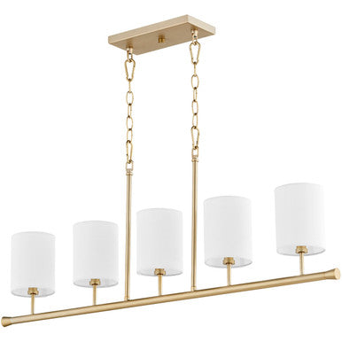 Quorum Harmony Chandelier in Aged Brass  647-5-80