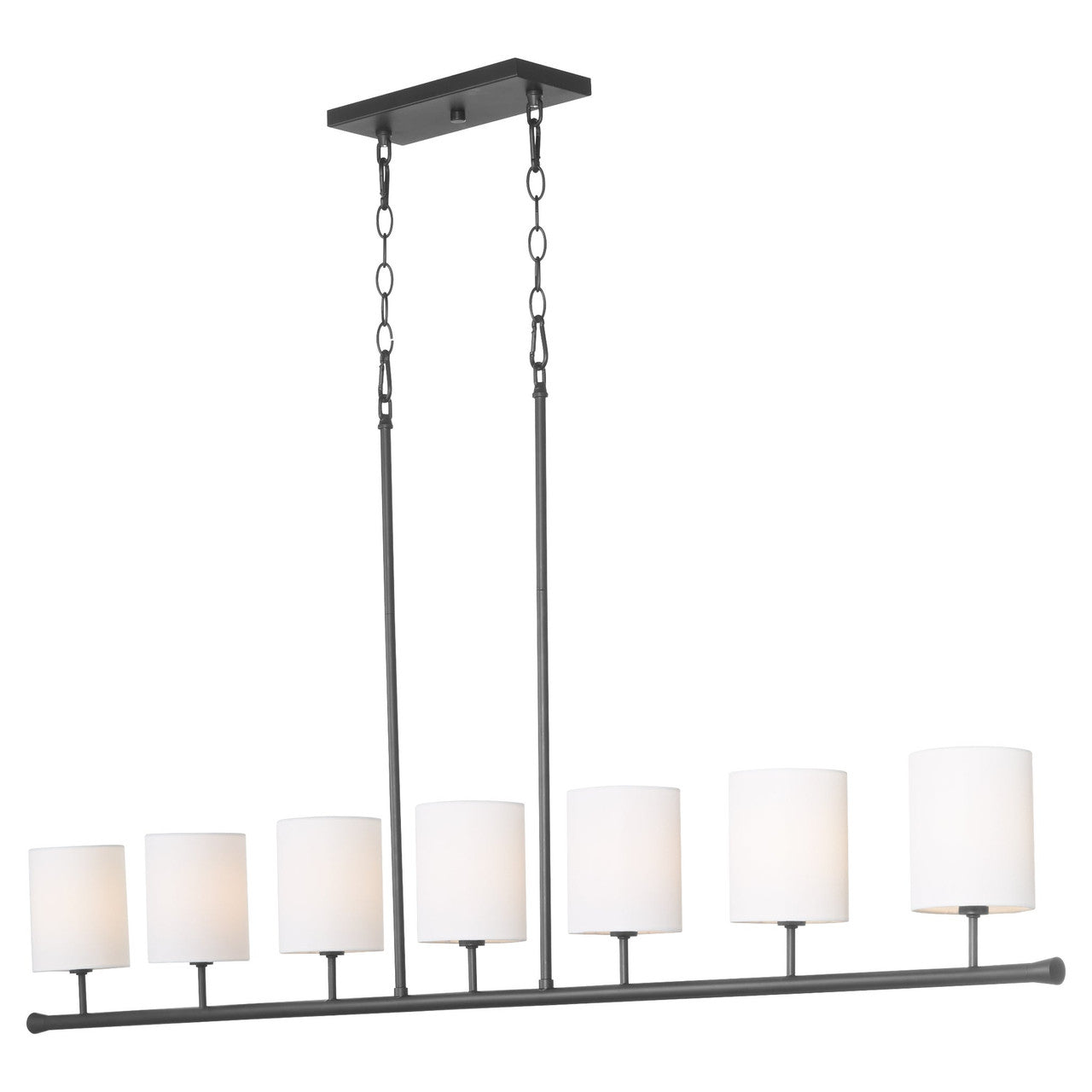 Quorum  Harmony 7 Light Linear - Matte Black 647-7-59