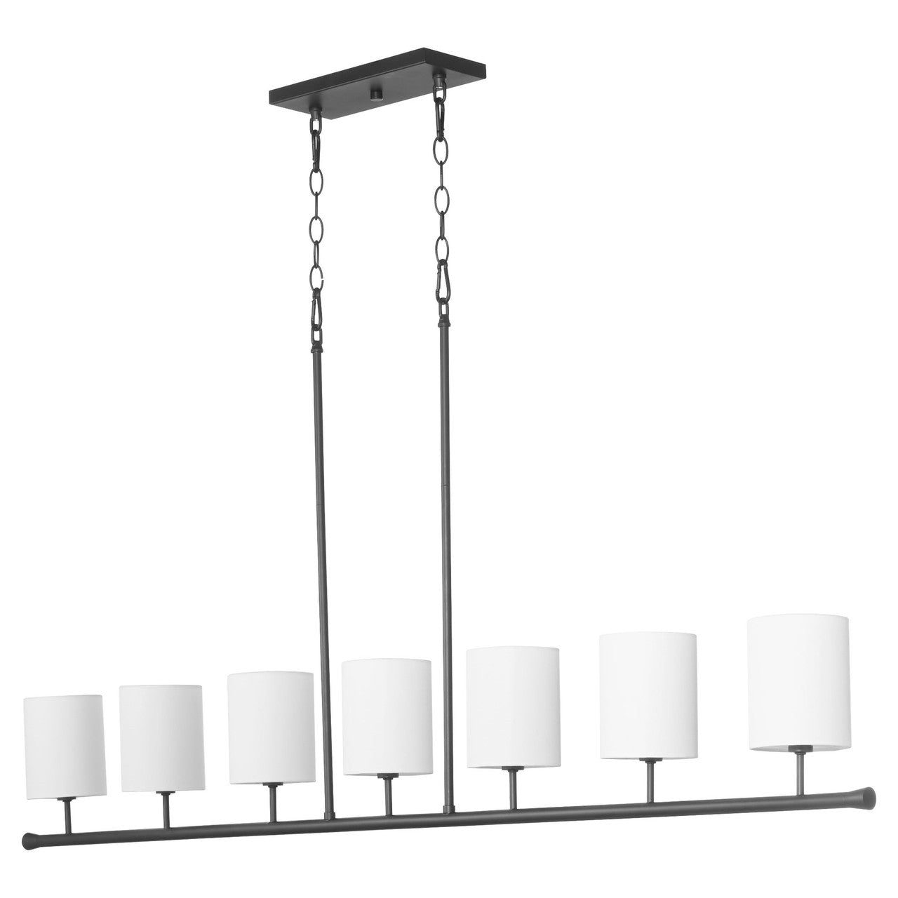 Quorum  Harmony 7 Light Linear - Matte Black 647-7-59