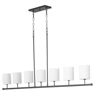 Quorum  Harmony 7 Light Linear - Matte Black 647-7-59