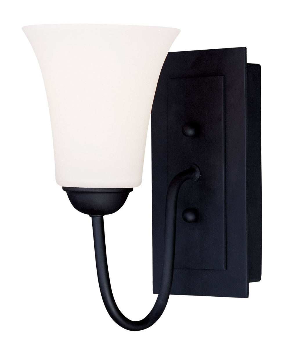 Livex Lighting Ridgedale Collection 1 Light Black Wall Sconce in Black 6481-04