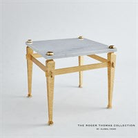 Global Views Roman End Table-Gold RT9.90015