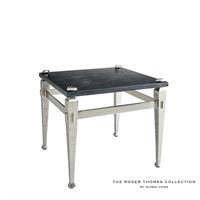 Global Views Roman End Table-Nickel RT9.90019