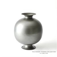 Global Views Bronzino Orb Vase-Gunmetal-Large RT9.90034